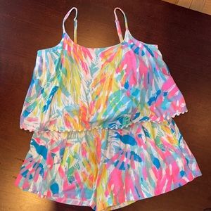 Lilly Pulitzer top and shorts set